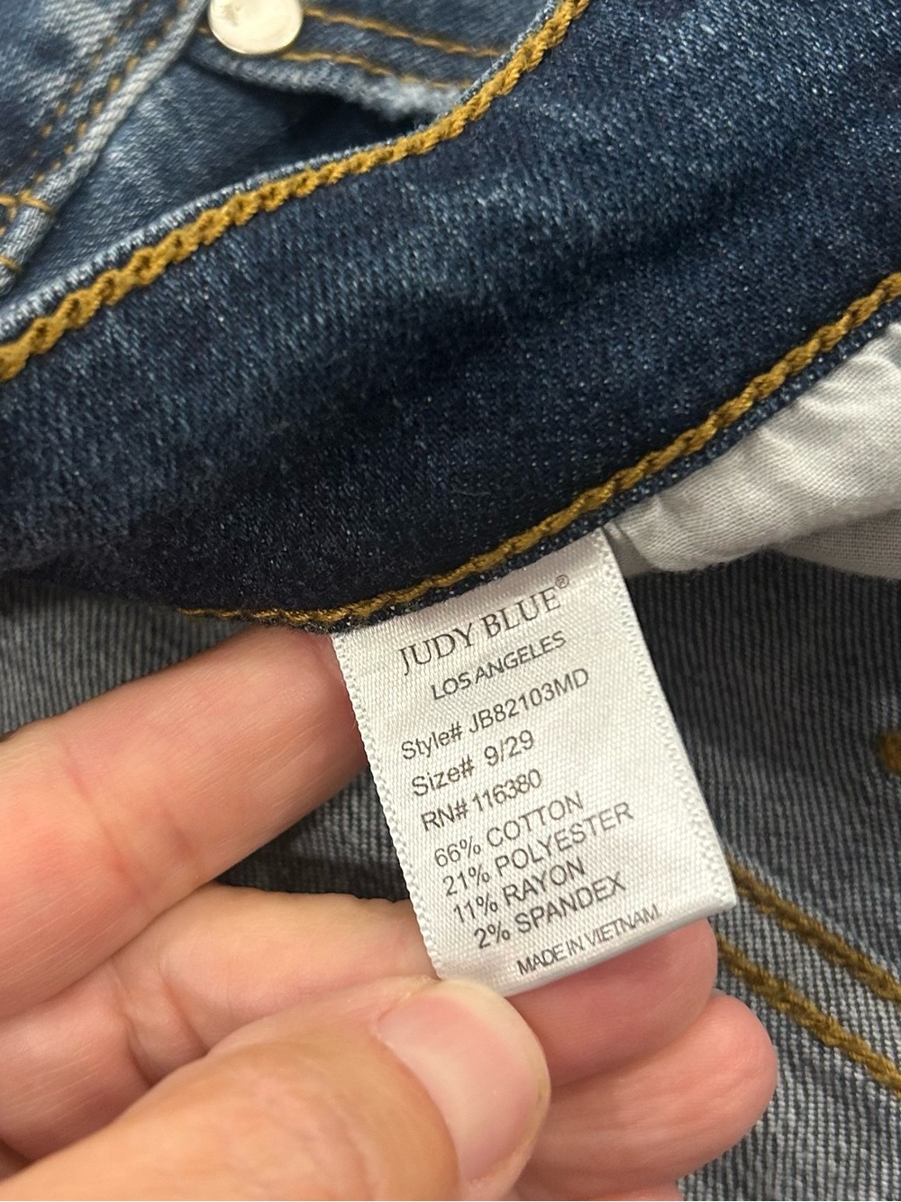 Judy Blue Medium Wash Straight Leg Jeans - Picture 8 of 12